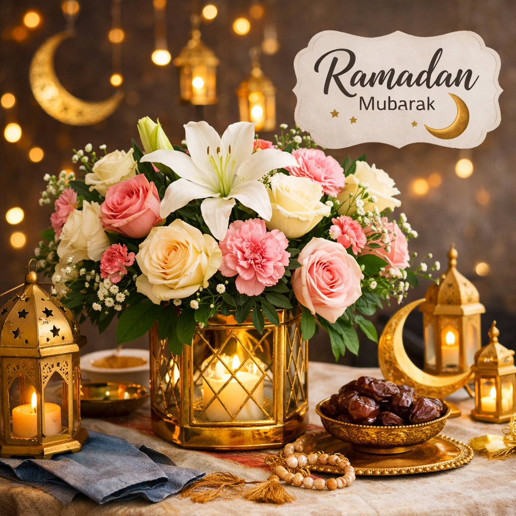 Ramadan Mubarak Flowers