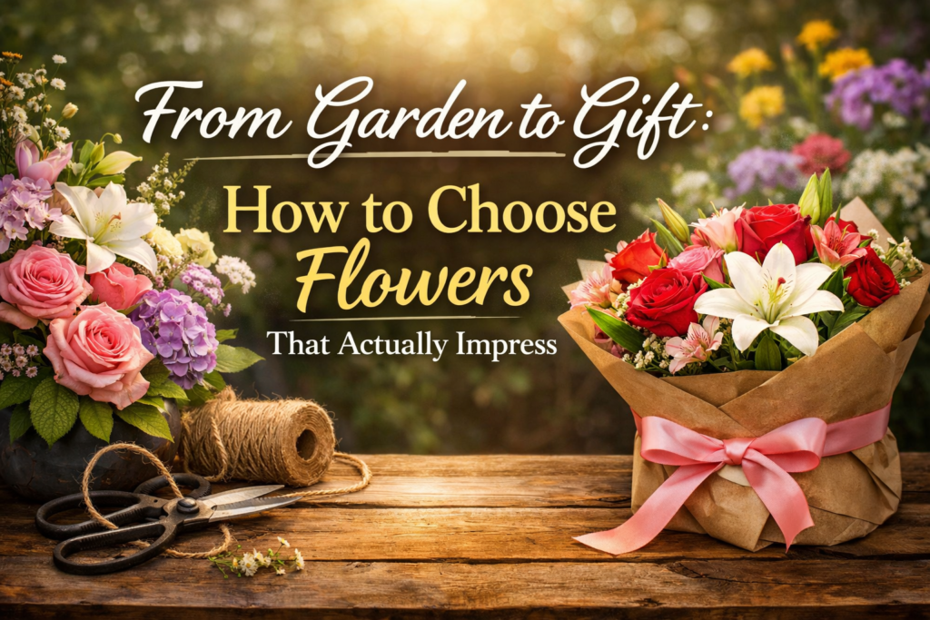 From Garden to Gift: How to Choose Flowers That Actually Impress
